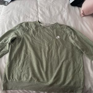 Green Nike sweatshirt